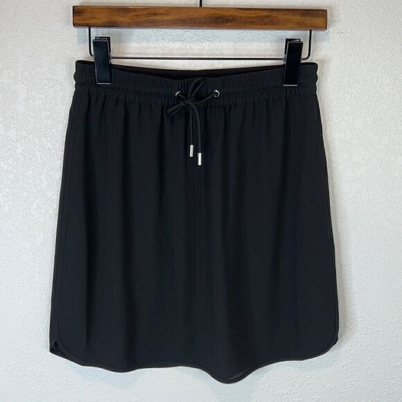 NWT ATM Crepe Georgette Drawstring Skirt XS - Picture 2 of 13